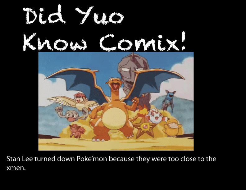 Did Yuo Know Comix Pokemon