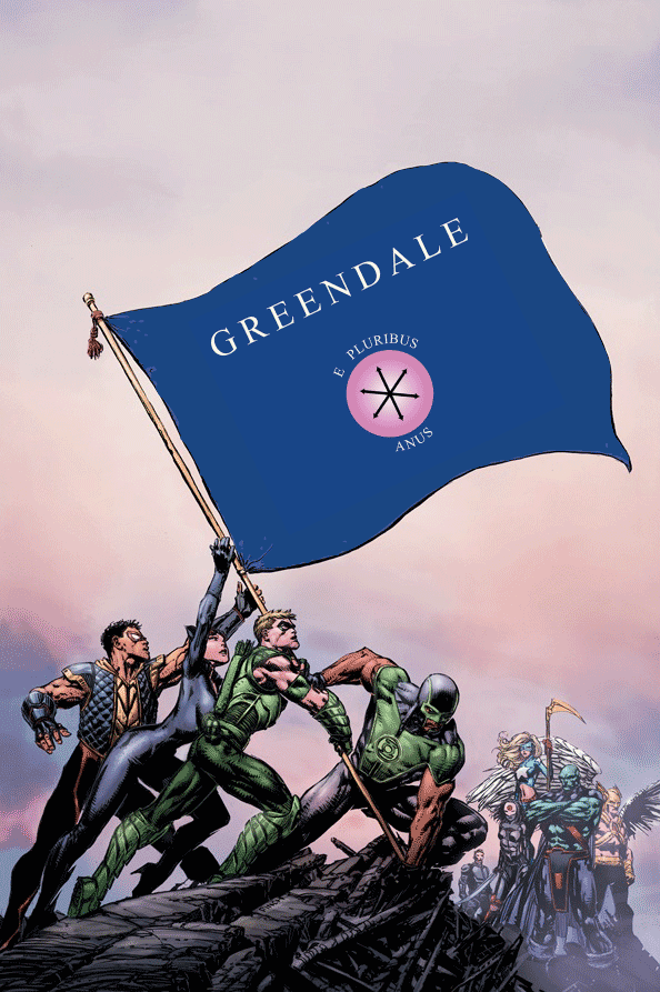 Justice League of America Greendale Flag